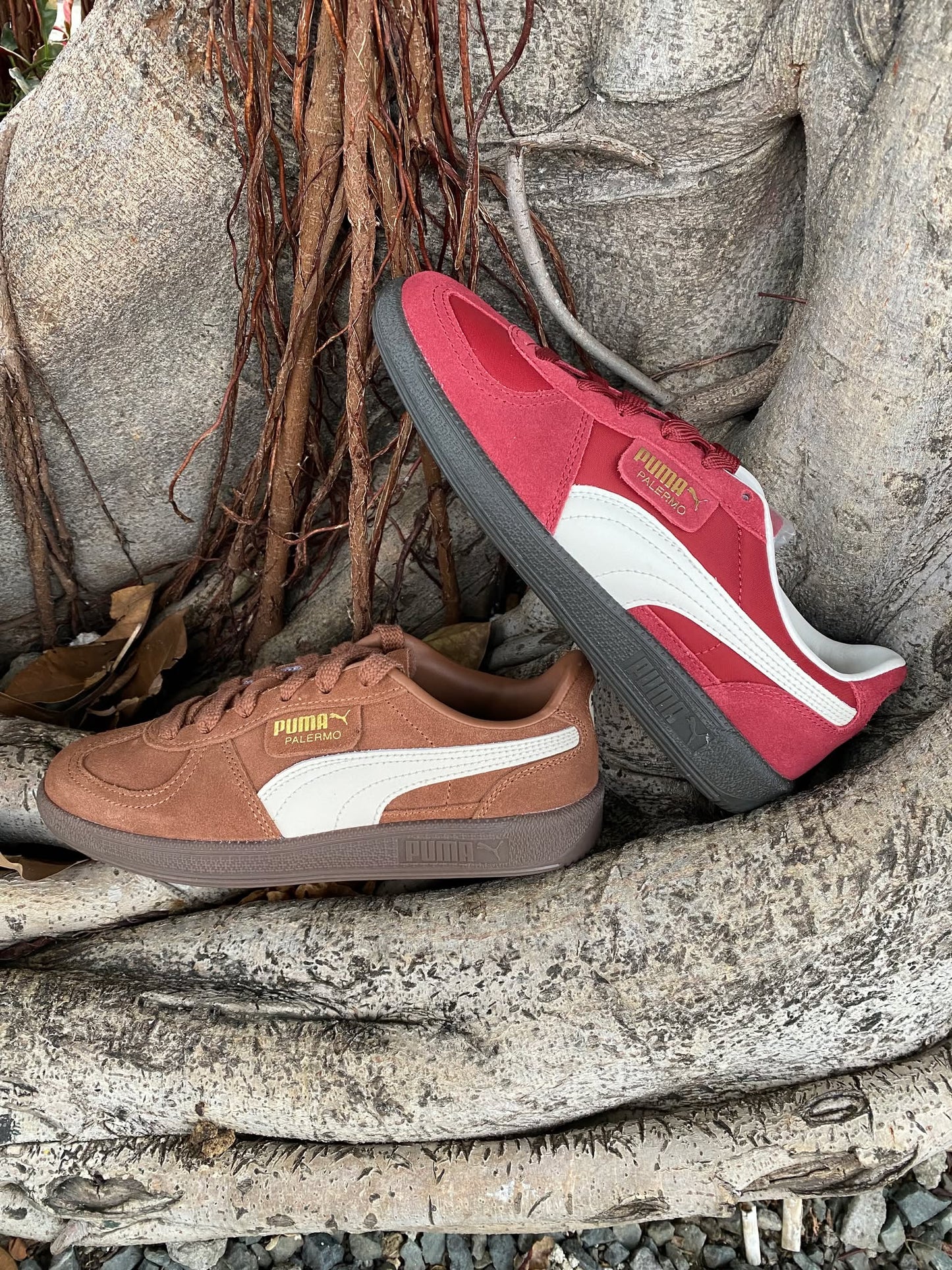 Puma Palermo Leather White Vapor Grey Gum (WOMEN'S)