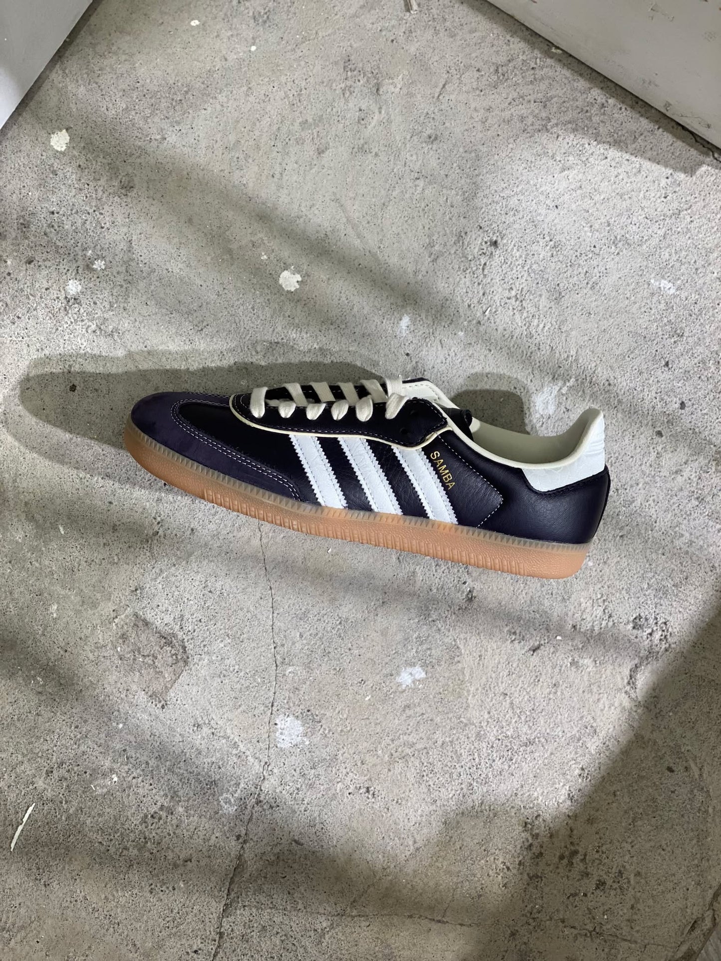 Adidas Samba OG 'Aura Black Cream White' (WOMEN'S)