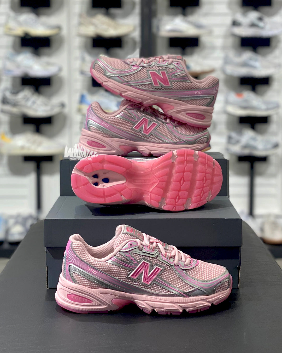 New Balance x atmos Pink 740 'Pink Vacation' (WOMEN'S)