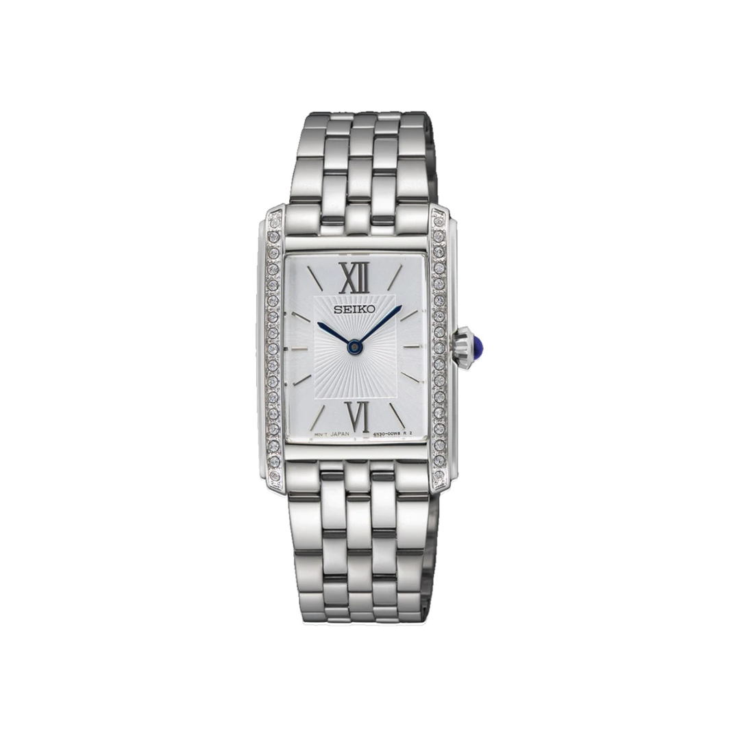 Seiko Ladies Tank Watch 'Blue'