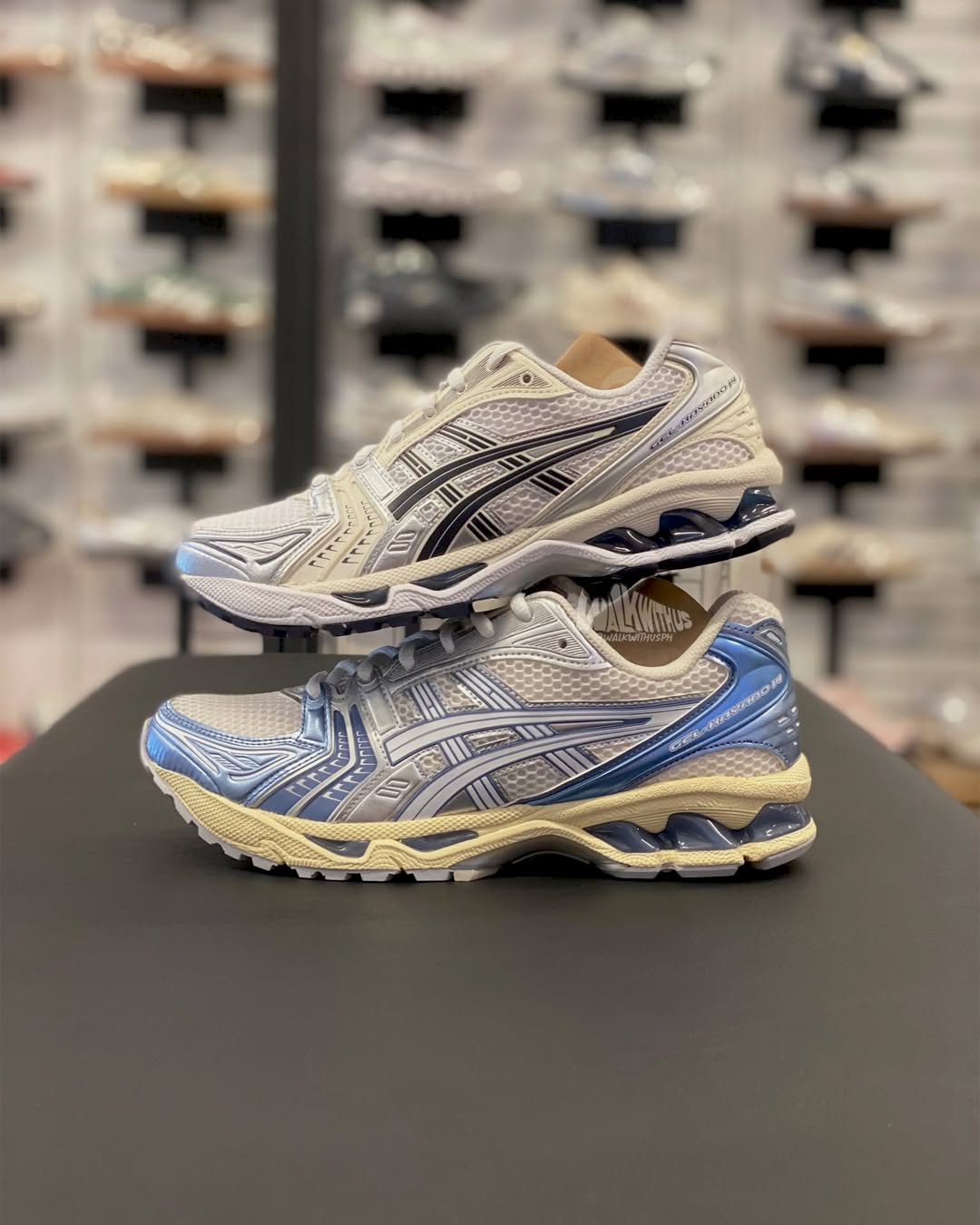 ASICS Gel-Kayano 14 'Cream Metallic Blue' (MEN'S)