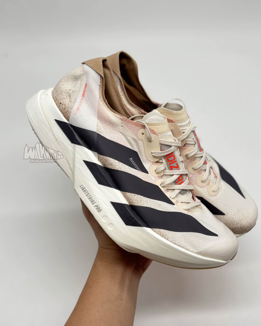Adidas Adizero Adios Pro 4 'Chalk White Grey Strata'