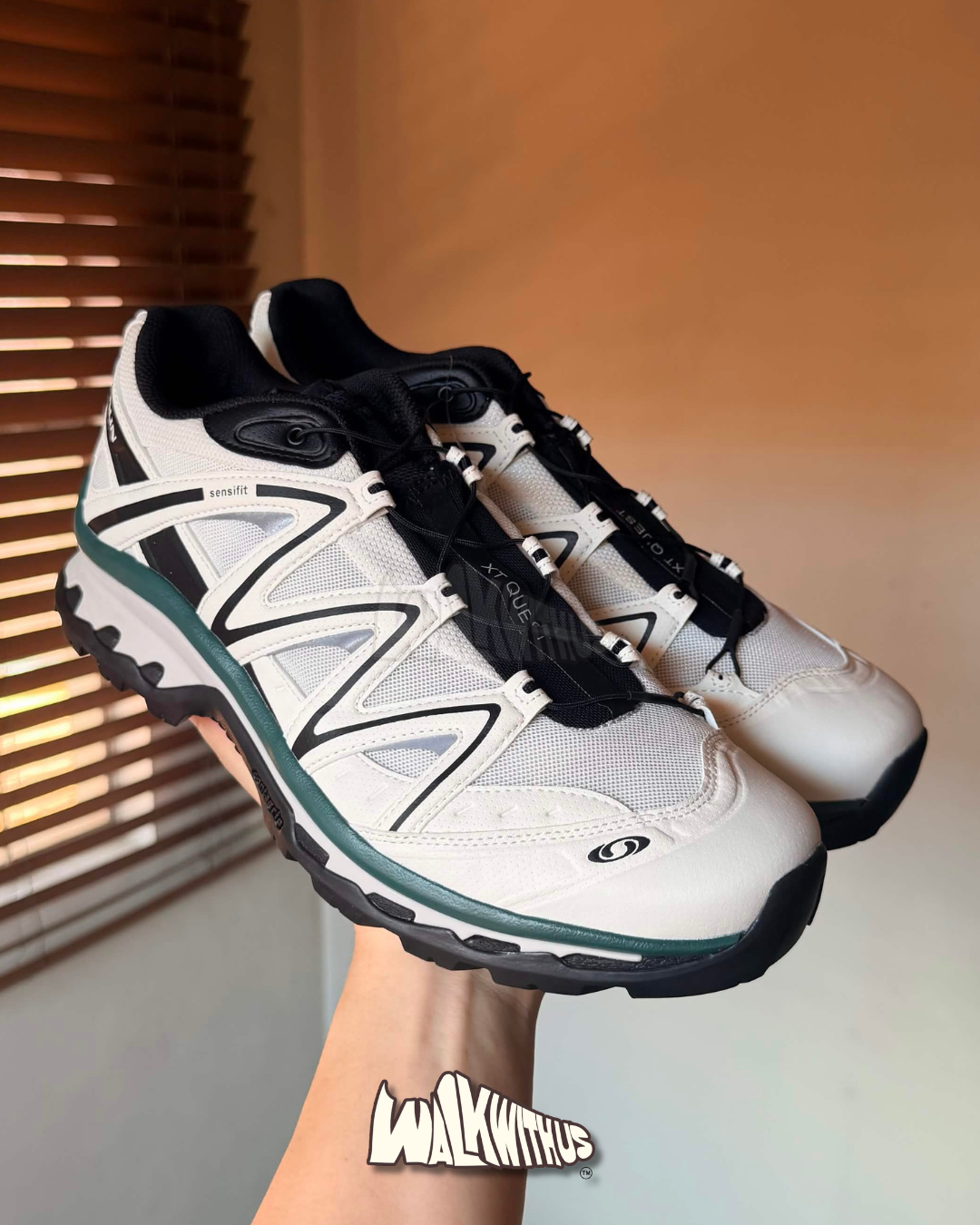 Salomon XT-Quest "Vanilla Ice Black Bistro Green"