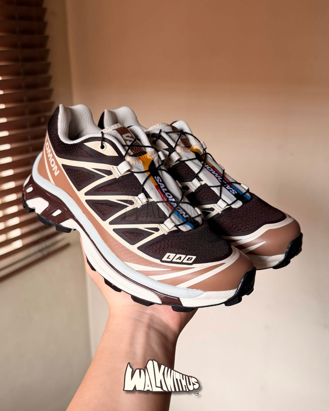 Salomon XT-6 "Black Coffee Burro Bitter Chocolate"