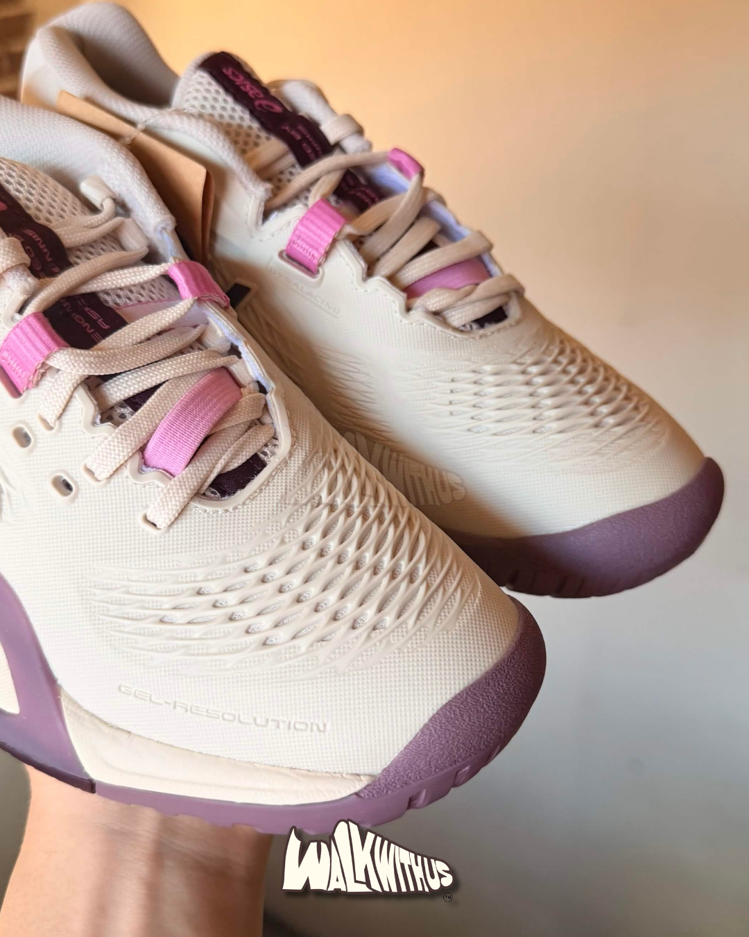 Asics Gel-Resolution X "Wide Oat Aubergine"