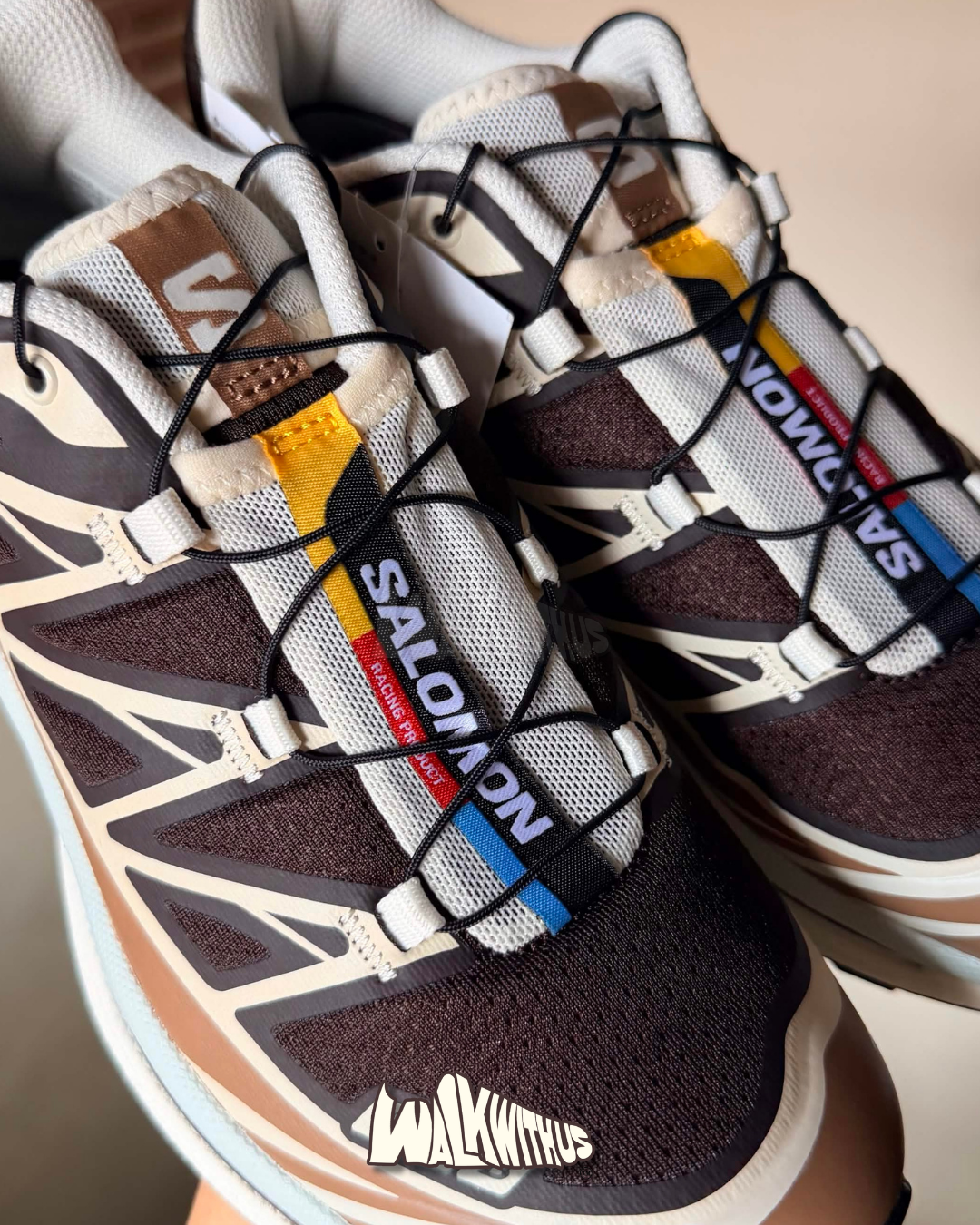 Salomon XT-6 "Black Coffee Burro Bitter Chocolate"