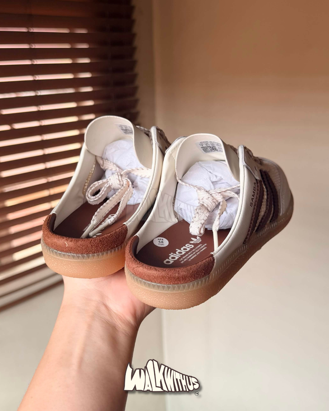 adidas Samba Mule "Off White Preloved Brown"