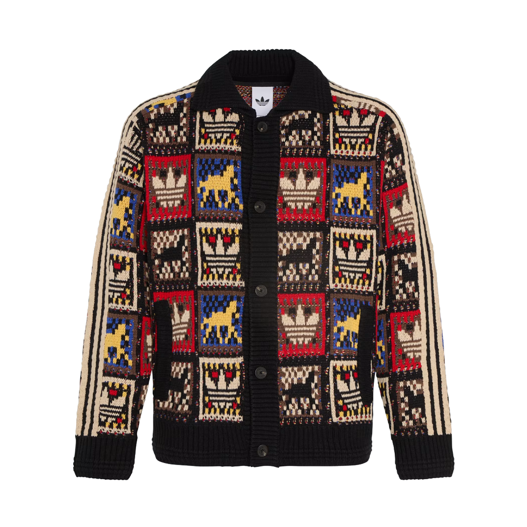 Adidas Crafted Jacket Sweater 'Black' (FW25)