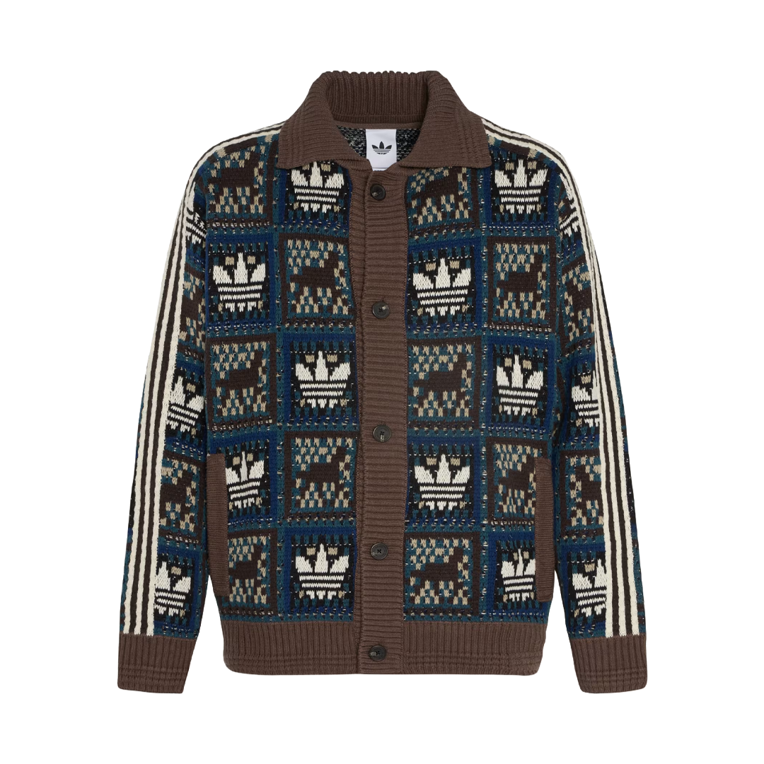 Adidas Crafted Jacket Sweater 'Cream White' (FW25)