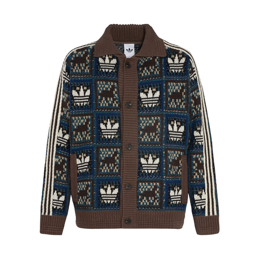 Adidas Crafted Jacket Sweater 'Cream White' (FW25)