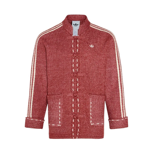 Adidas Originals Chinese New Year FW25 Knit Jacket 'Preloved Ruby'