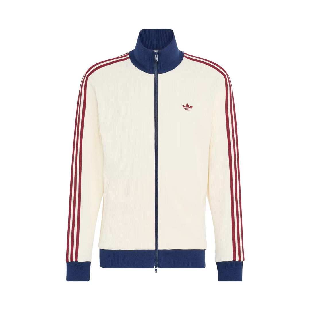 Adidas Originals Waffle Knit Track Top Zip-Up 'Cream White'