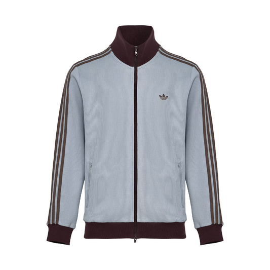 Adidas Originals Waffle Knit Track Top Zip-Up 'Light Gray'