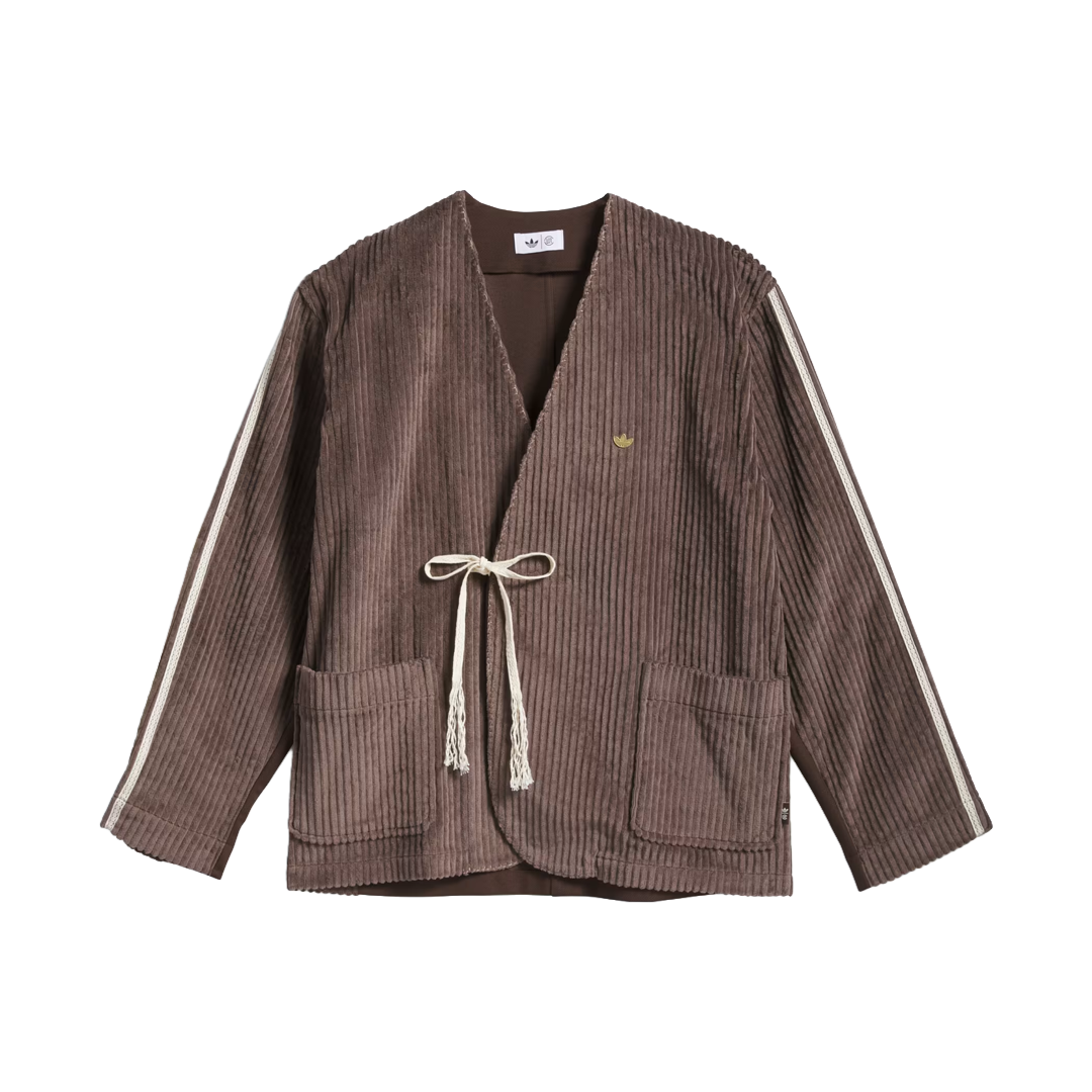 Adidas Originals x CLOT by Edison Chen Sports Jacket 'Dark Brown'