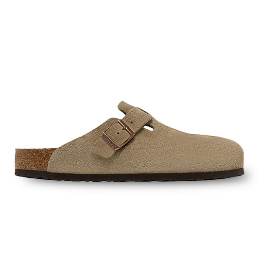 Birkenstock Boston Suede SFB 'Taupe'