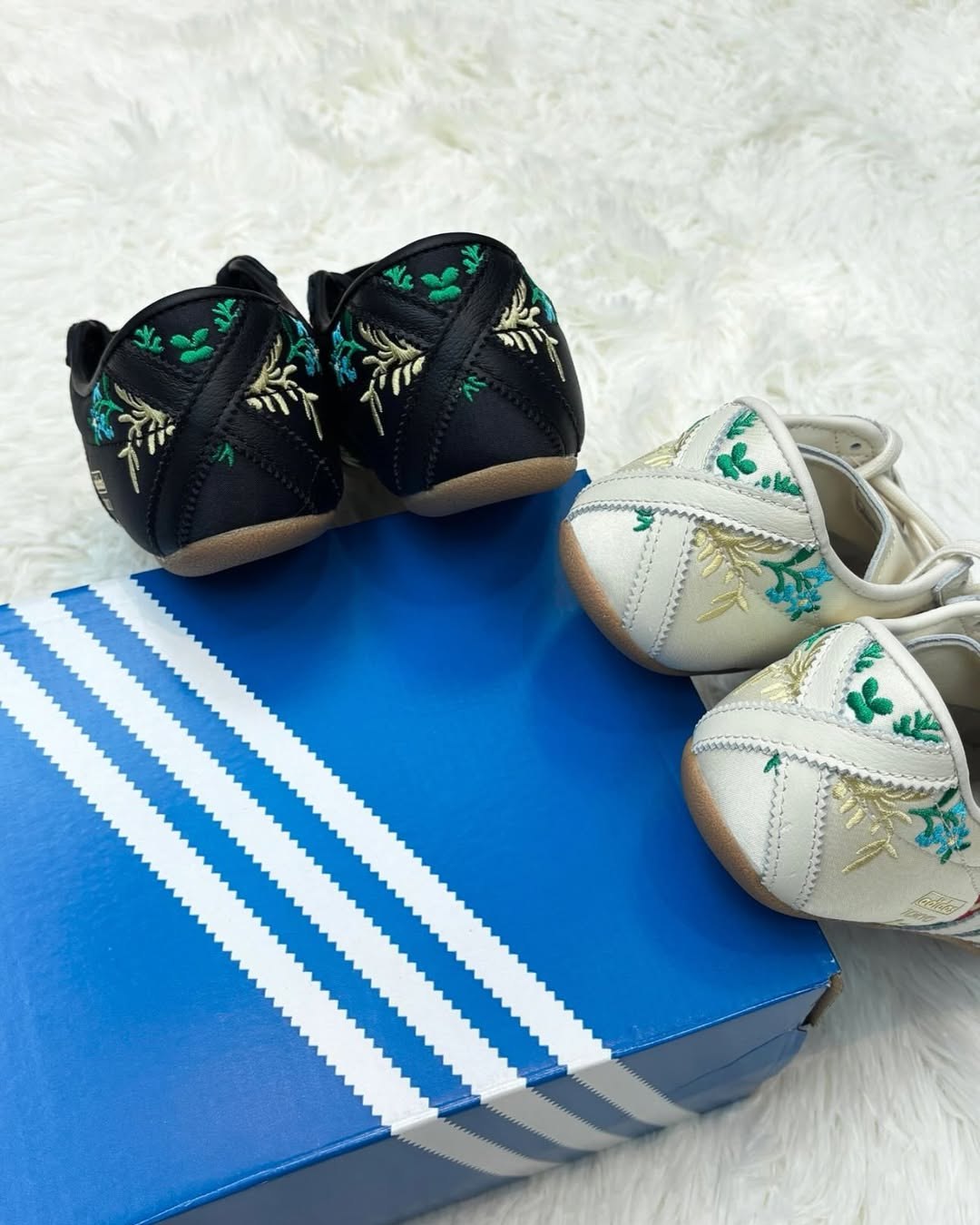 Adidas Tokyo 'Core Black Floral Embroidery'