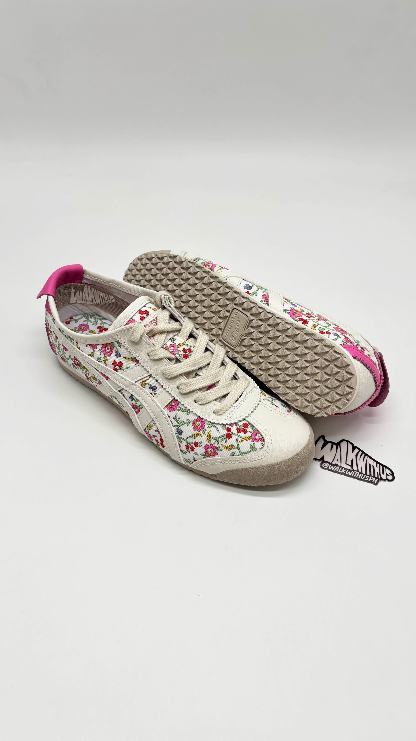 Onitsuka Tiger Mexico 66 'Cream Pink Floral'