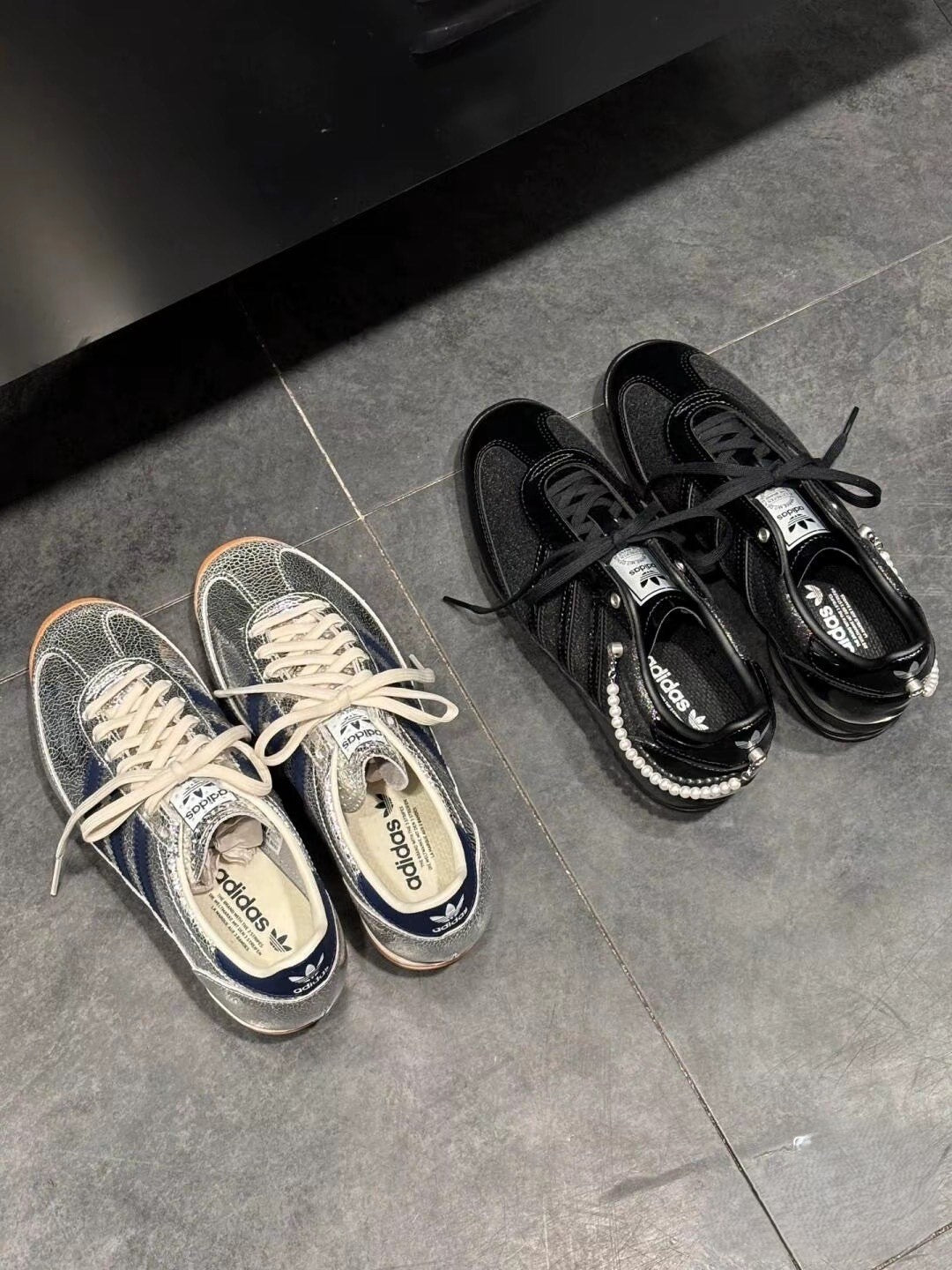 Adidas Originals SL 72 'Black Patent Pearls'