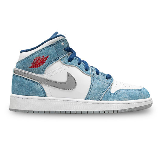Jordan 1 Mid SE 'French Blue Light Steel' (GS)