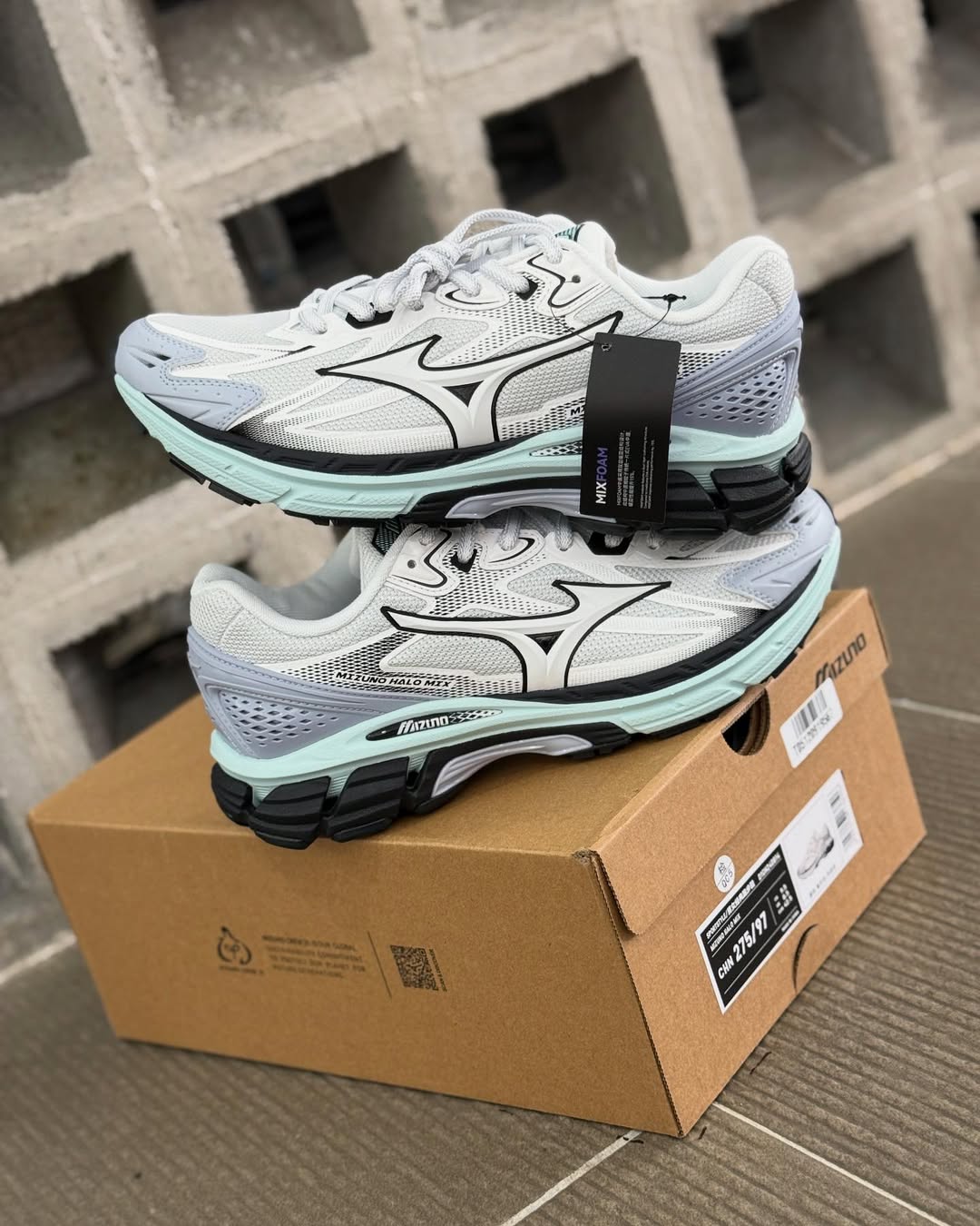 Mizuno Halo Mix ‘White Light Grey Blue’