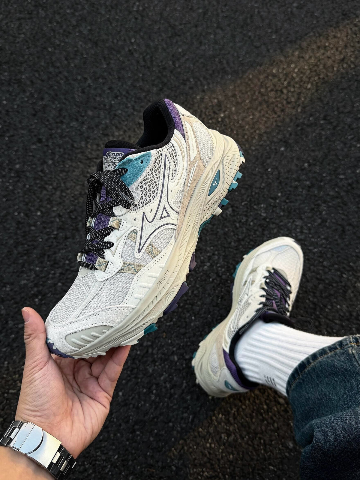 Mizuno Racer ADV "Cement Purple"