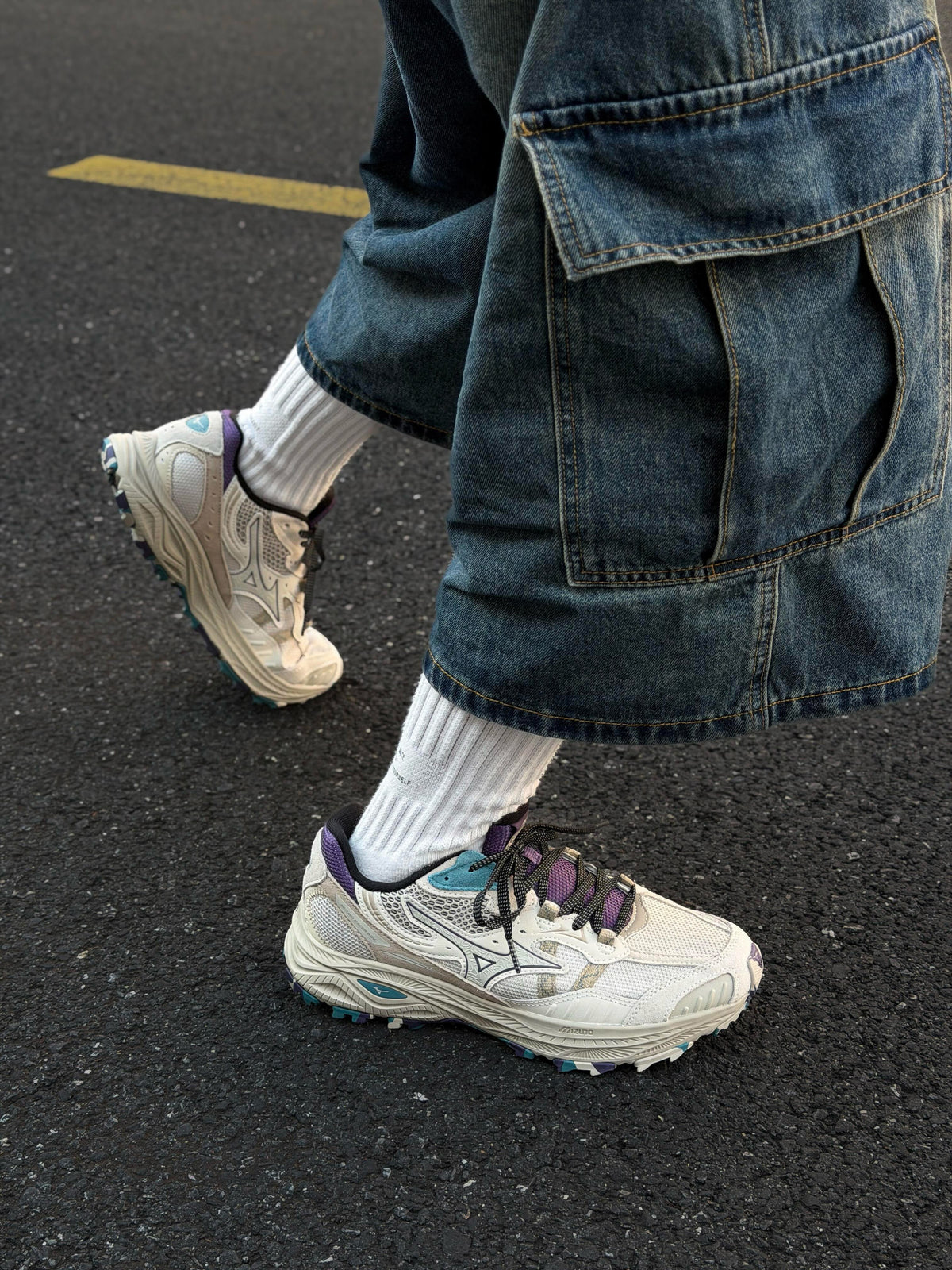 Mizuno Racer ADV "Cement Purple"