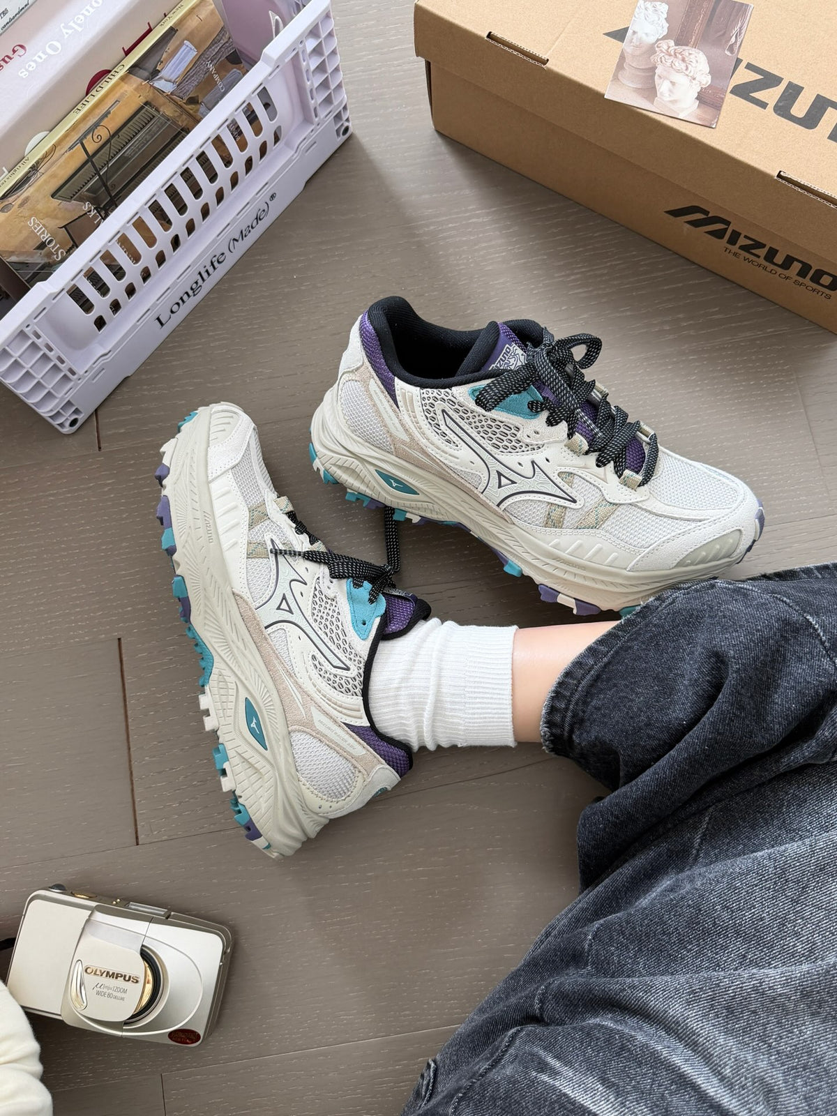 Mizuno Racer ADV "Cement Purple"