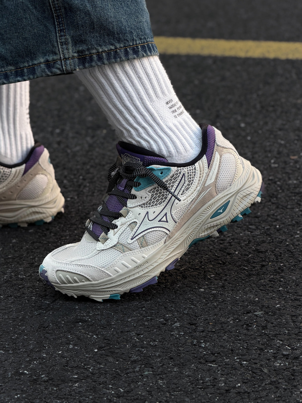 Mizuno Racer ADV "Cement Purple"