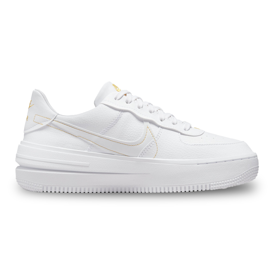 Nike Air Force 1 PLT.AF.ORM 'White Yellow Ochre' (WOMEN'S)