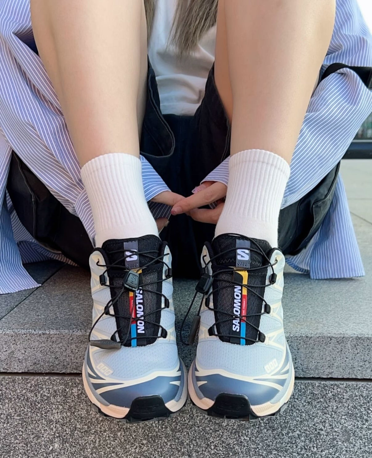 Salomon XT-6 "Pearl Blue Grisaille"