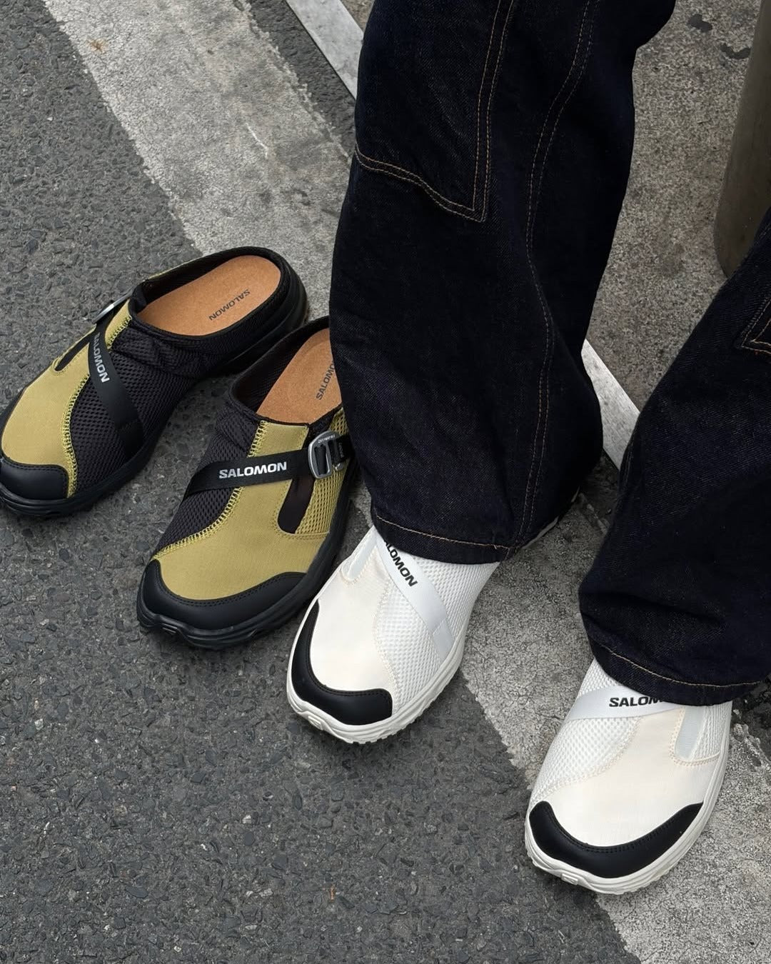 Salomon RX Slide 3.0 Nomad "Vanilla & Black Willow"