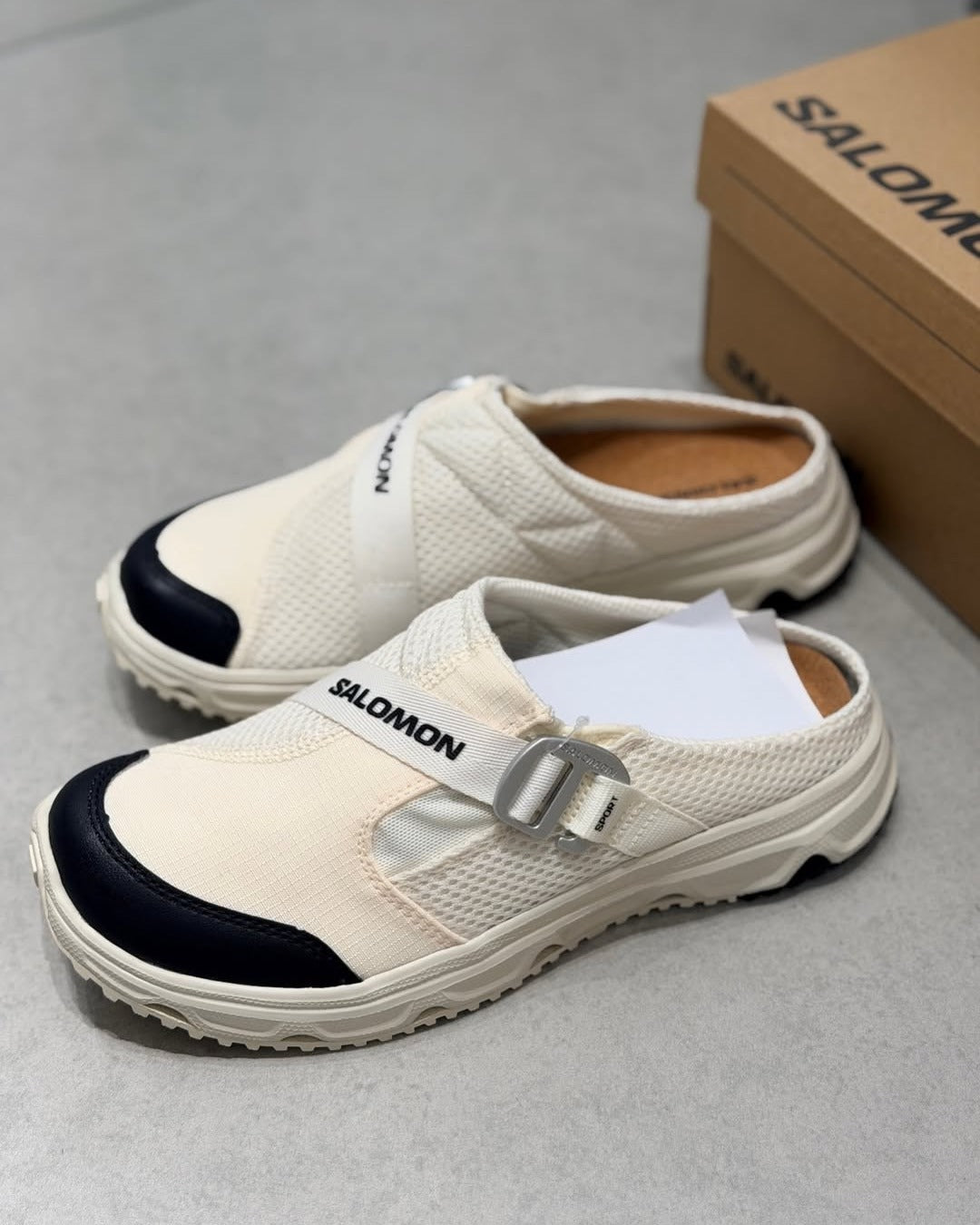 Salomon RX Slide 3.0 Nomad "Vanilla & Black Willow"