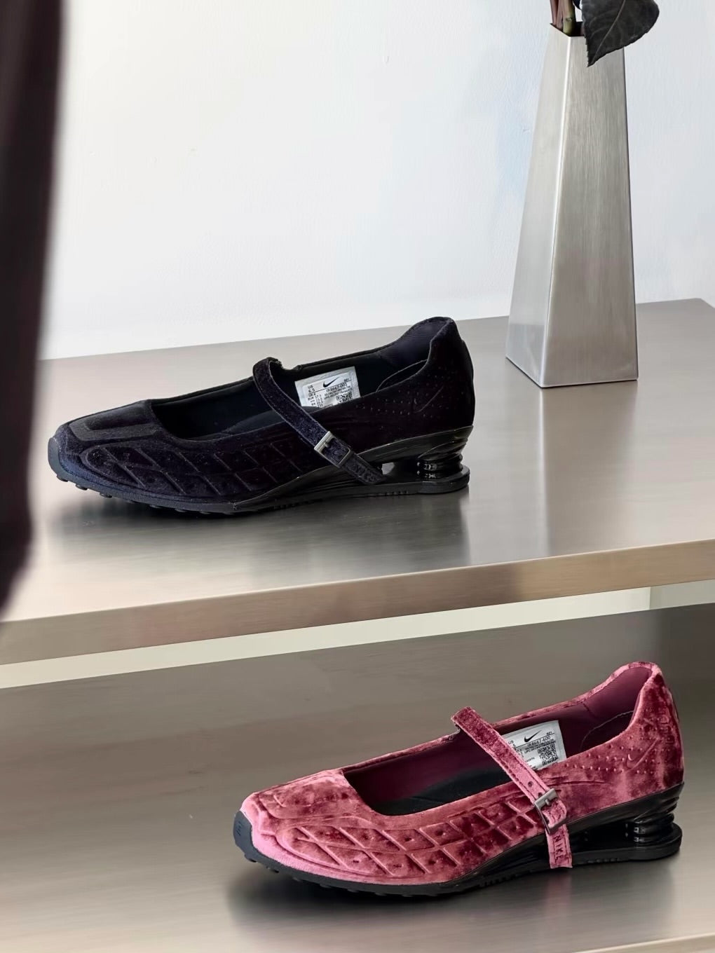 Nike Shox Z Calistra Velvet "Burgundy & Black"