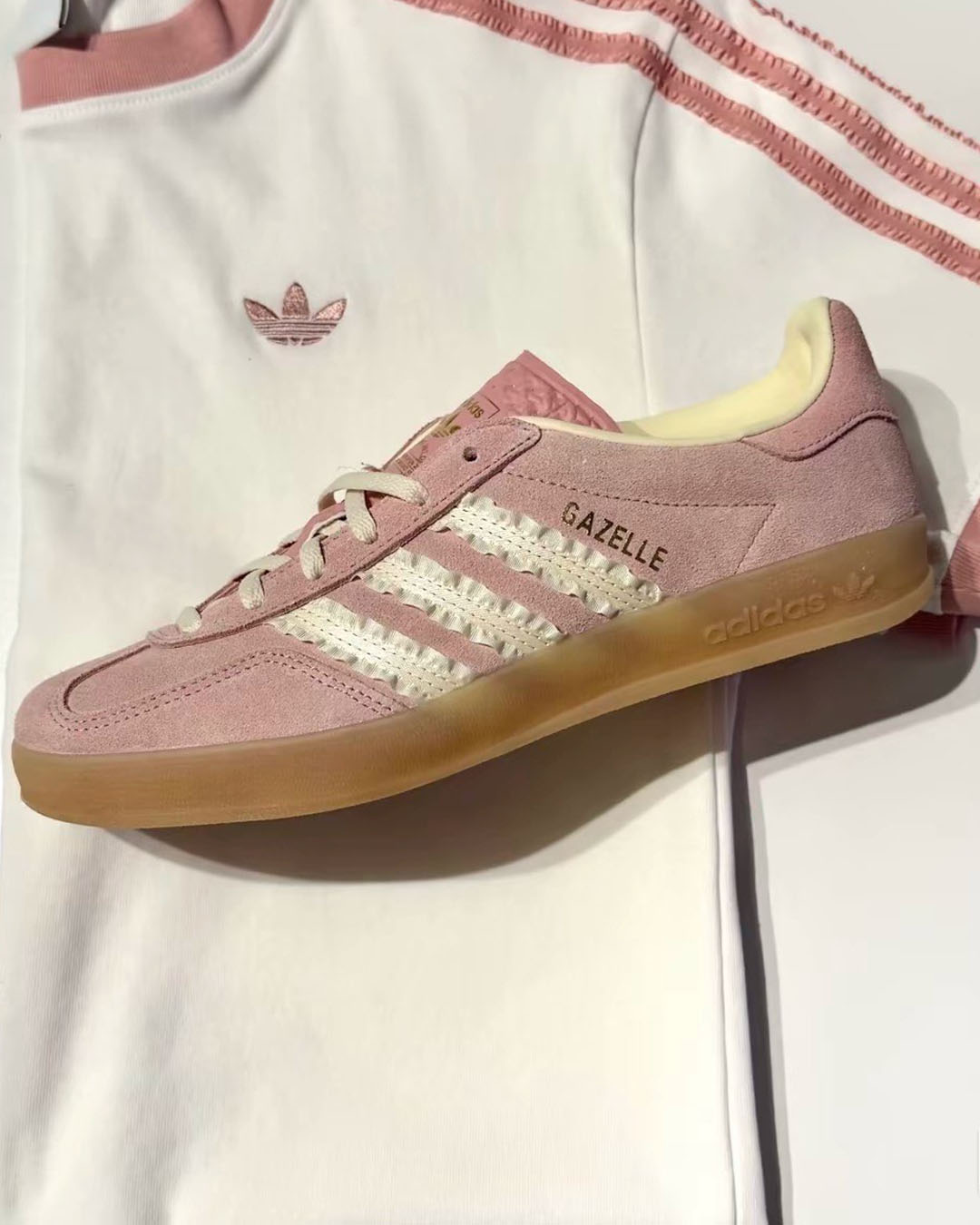 Adidas Gazelle Indoor 'Wonder Mauve Crew White'