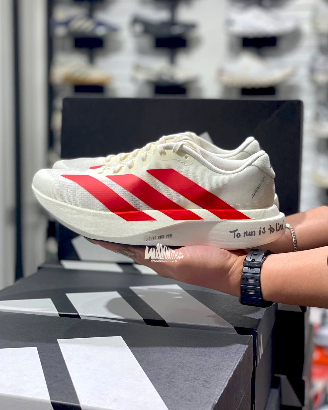 Adidas Adizero Evo SL 'White Red'
