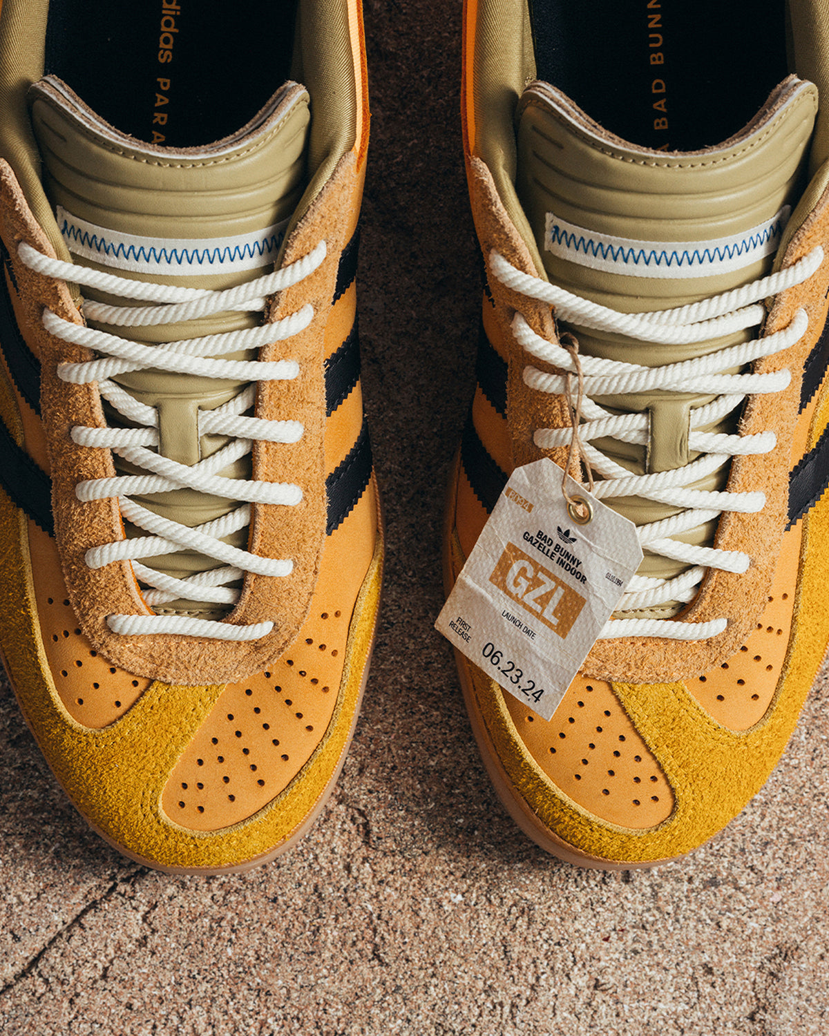 adidas Gazelle Indoor x Bad Bunny "Solar Gold"