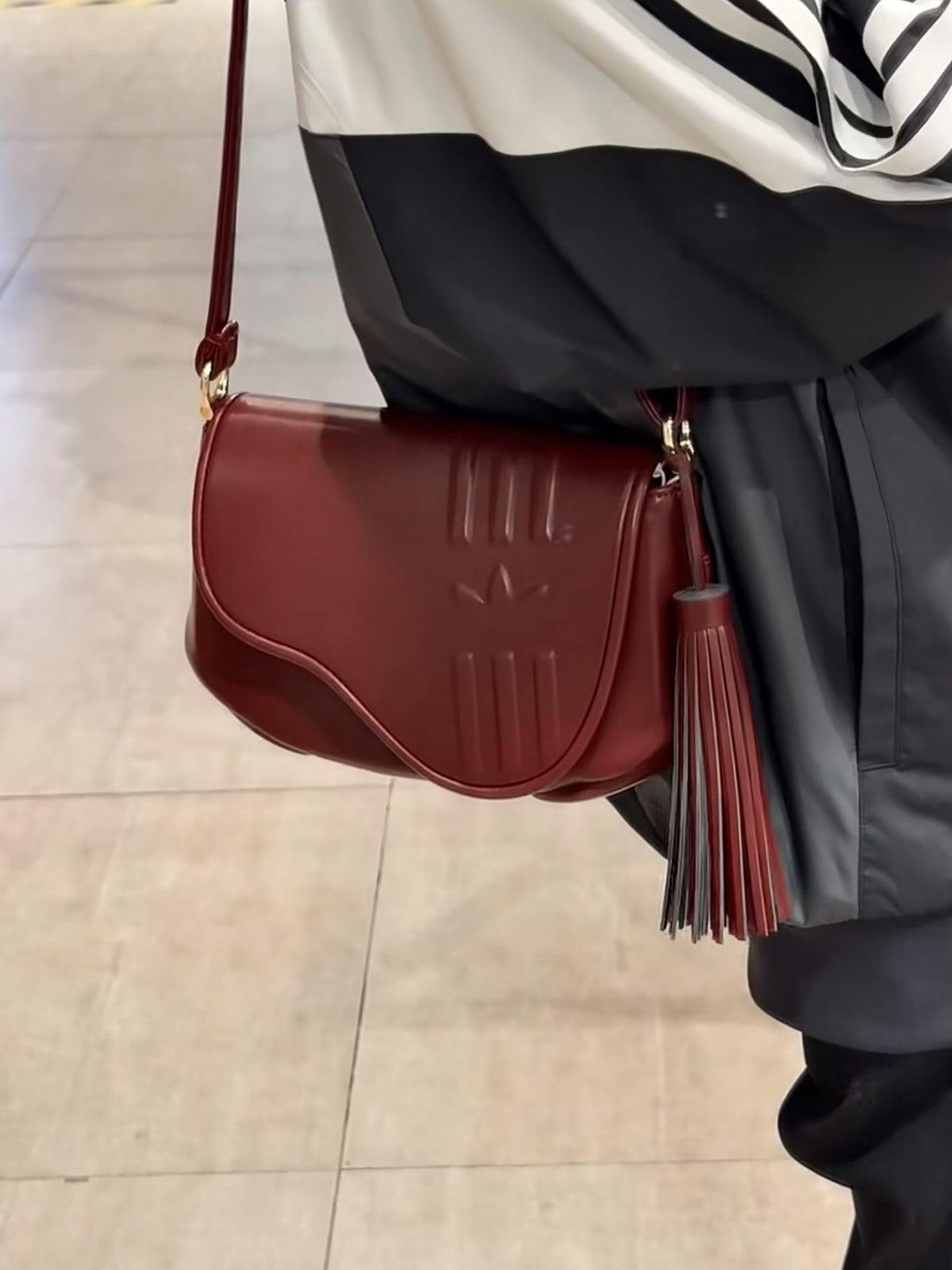 adidas NYR Makerphase Saddle Bag "Shadow Red"