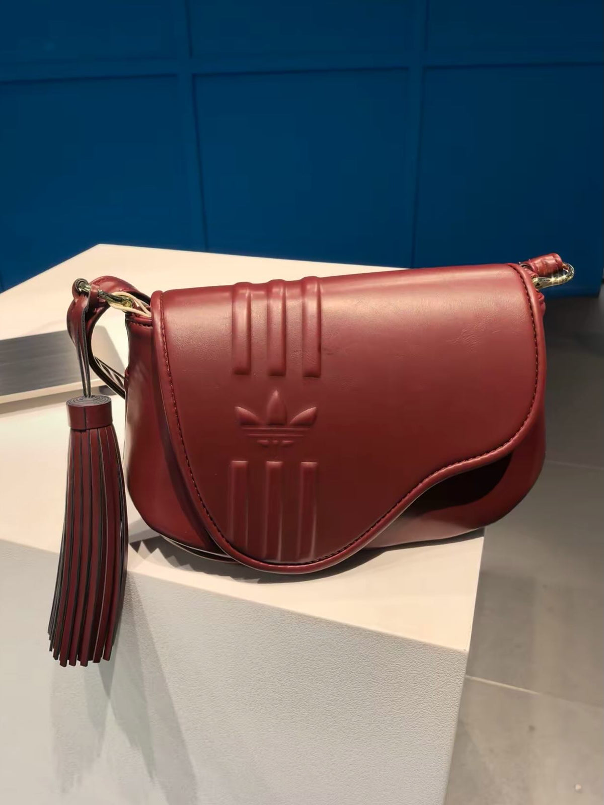 adidas NYR Makerphase Saddle Bag "Shadow Red"