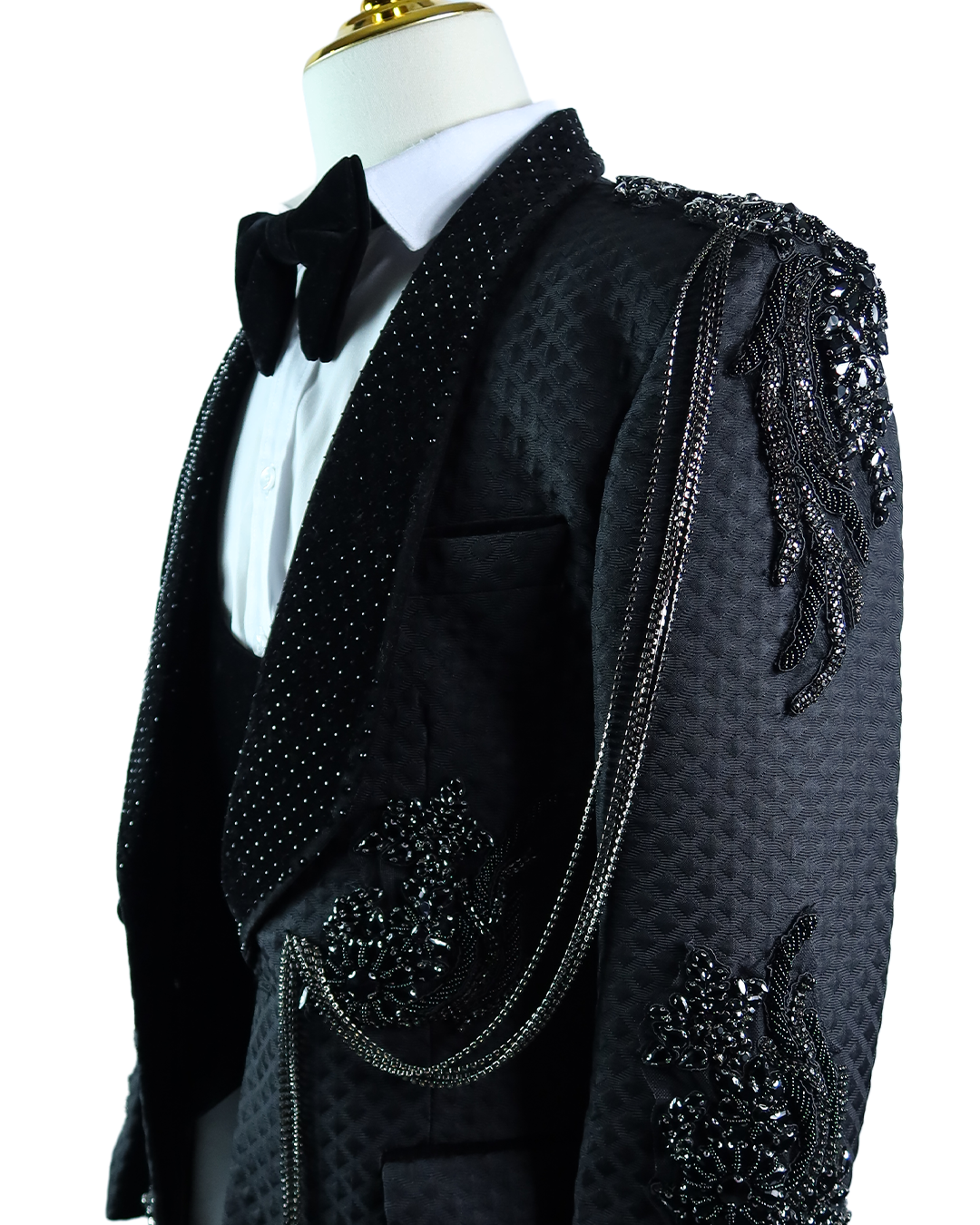Black Coat with bowtie