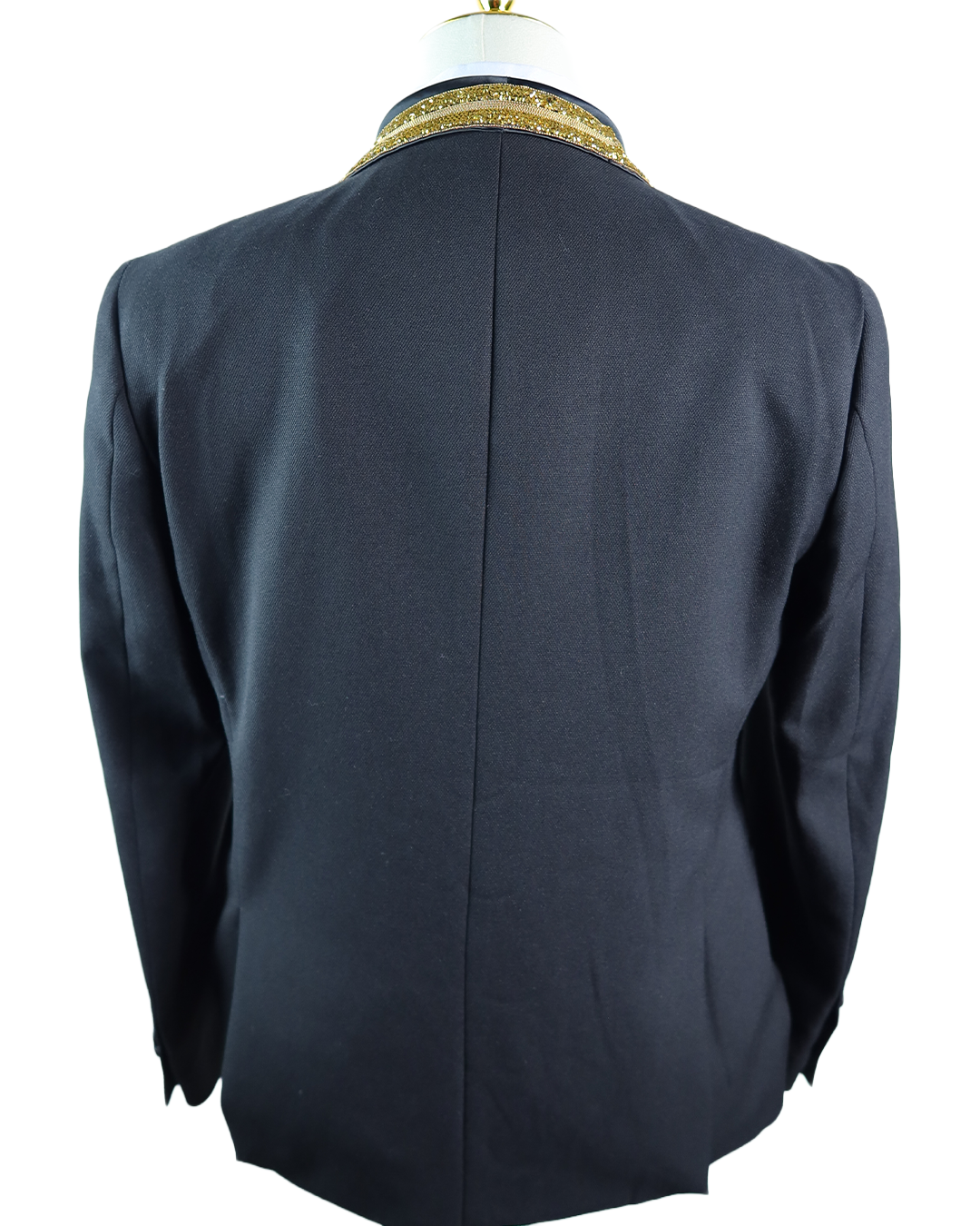 Black Coat (Gold Strips)