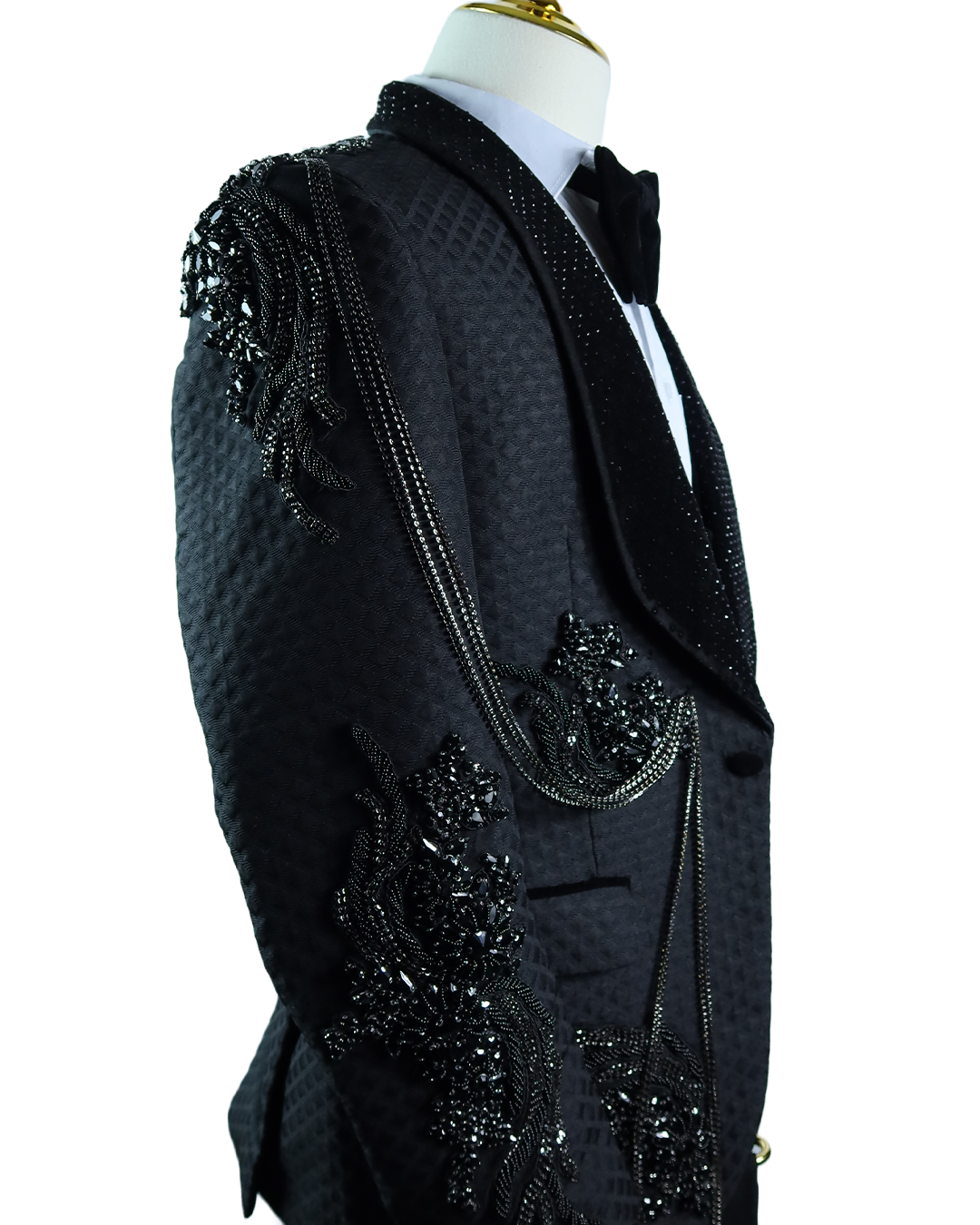 Black Coat with bowtie