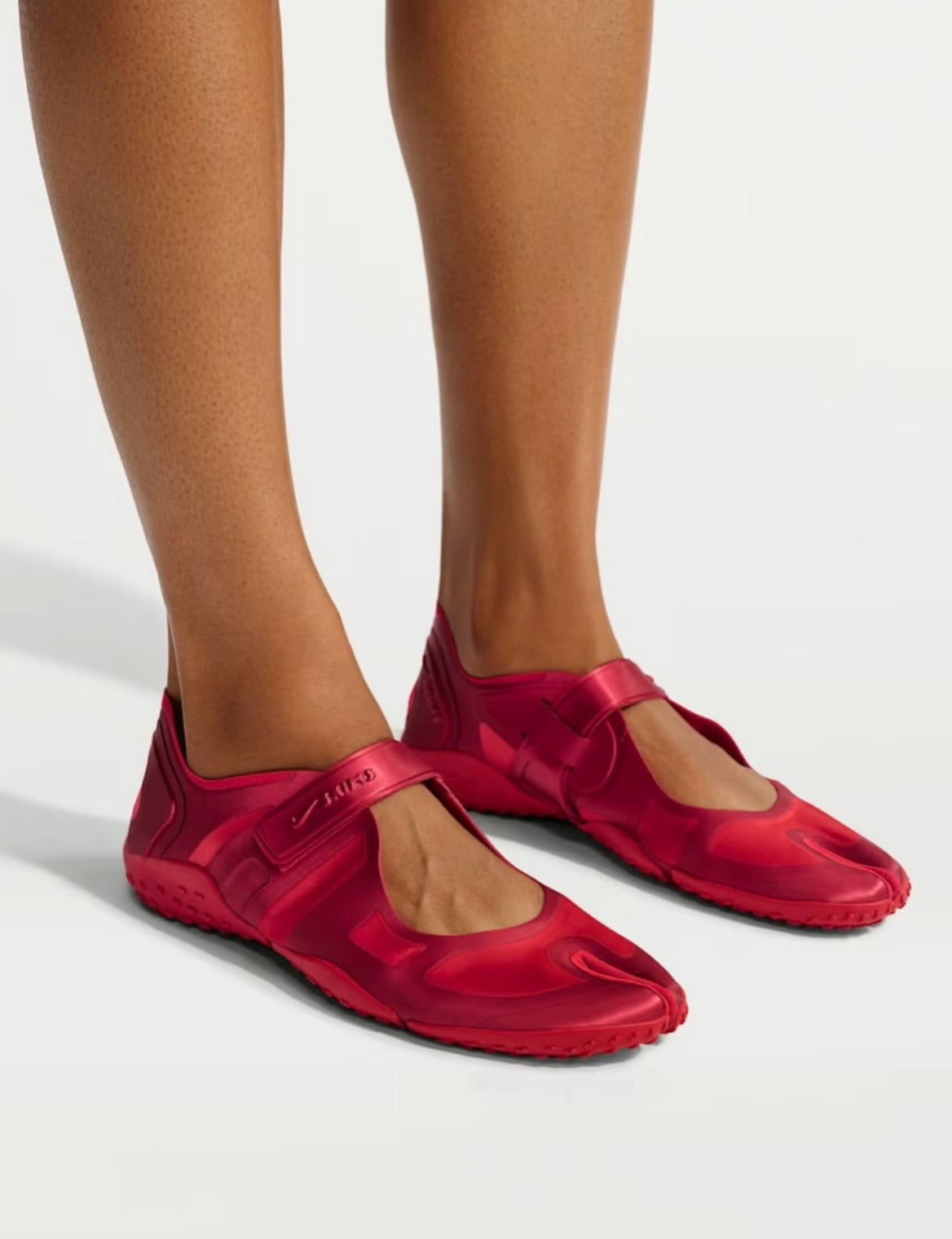 Nike SKIMS Rift Satin "University Red"